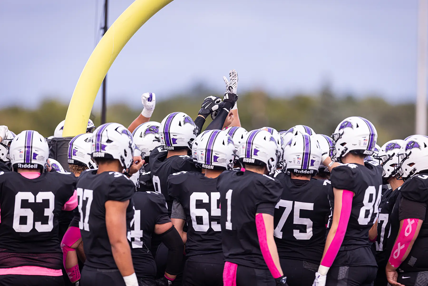 Pregame huddle