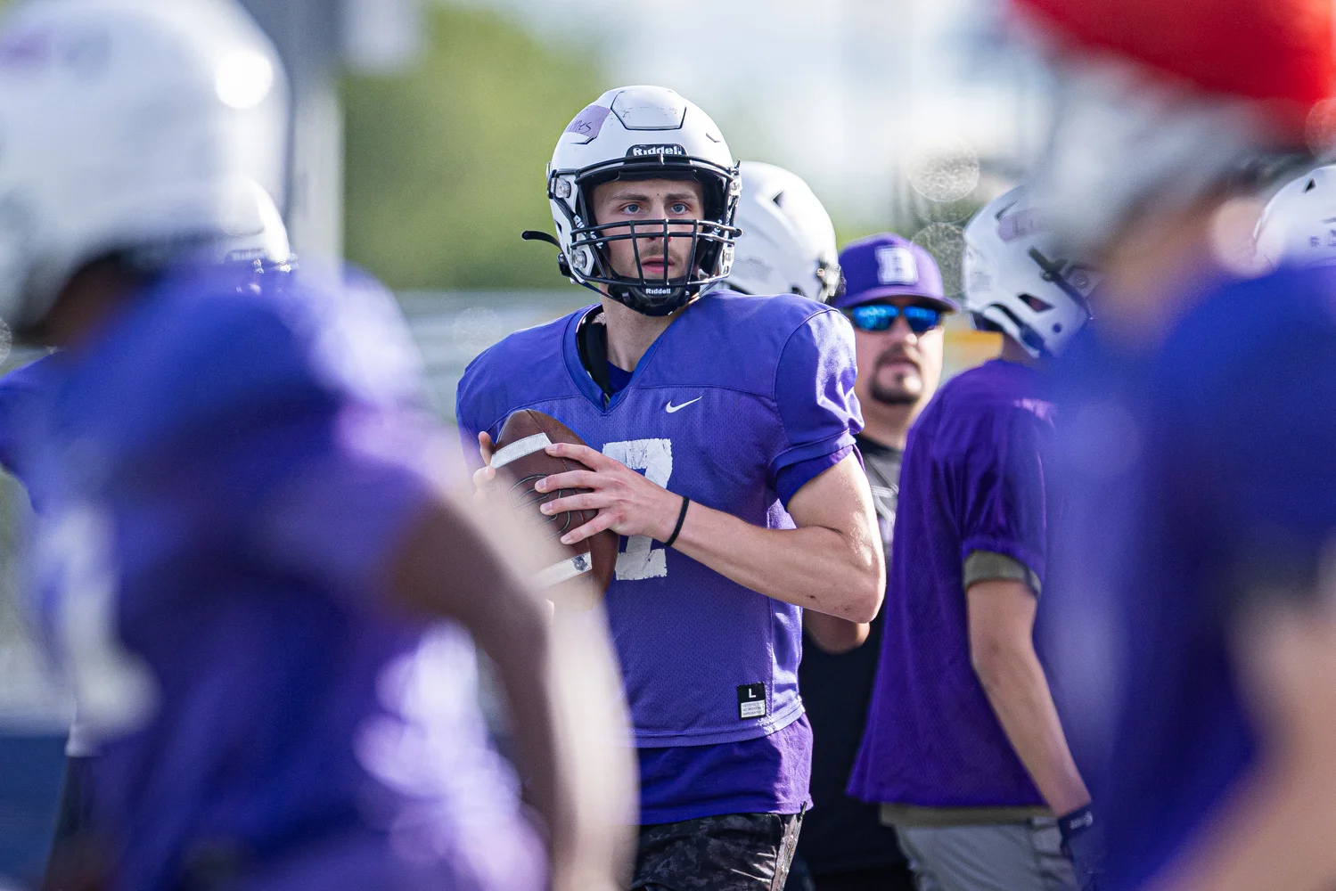 Bison QB focused down the field