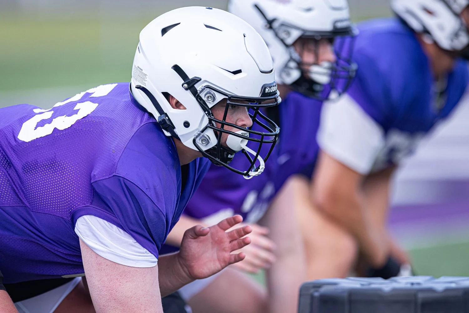 Bison Line ready for the snap