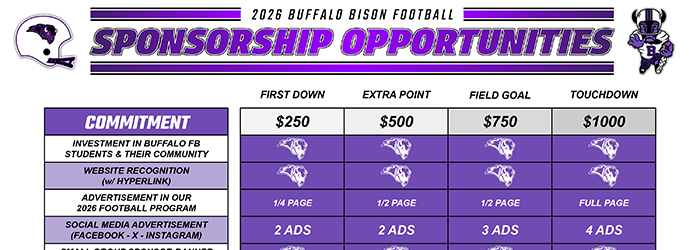 Buffalo Sponsorship Flyer